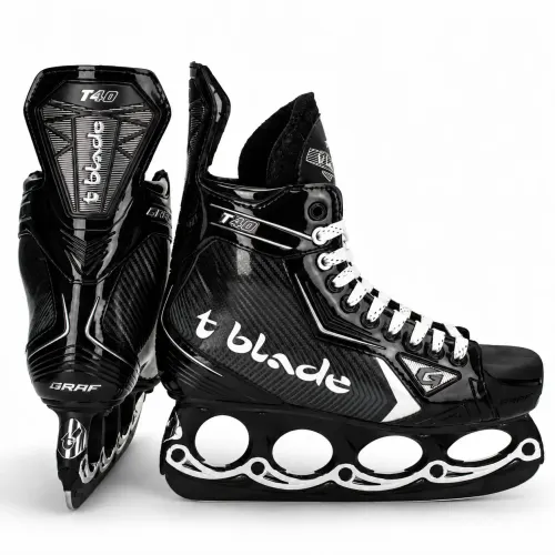 GRAF Ultra T-Blade Schlittschuh Silver-Edition mit t-blade System