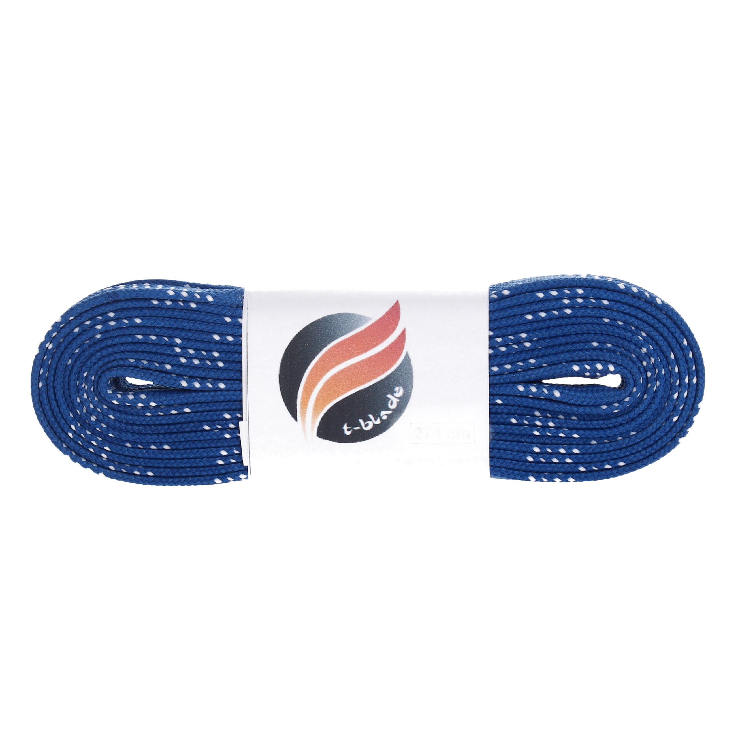 Schnürsenkel für Schlittschuhe gewachst blau – Bild 1