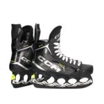 CCM Tacks XF70 t-blade Schlittschuhe Black/Silver – Bild 2
