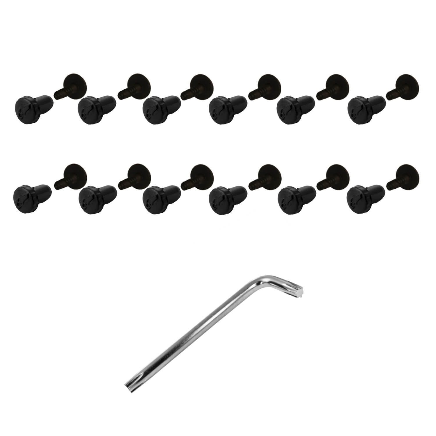 Ersatzverschraubung aus Kunststoff für Stabilisatoren + Torx Schlüssel – Bild 1