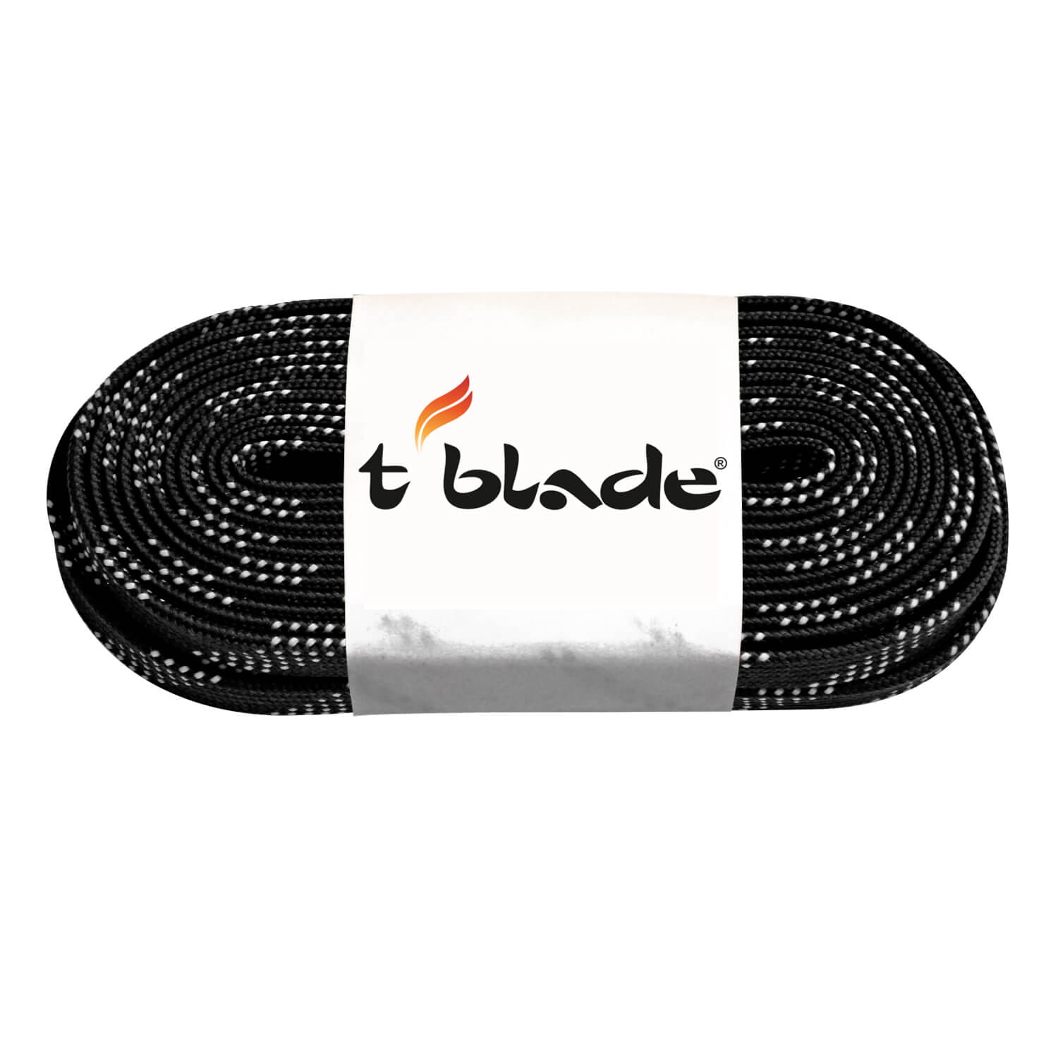 Schnürsenkel für Schlittschuhe gewachst schwarz – Bild 1