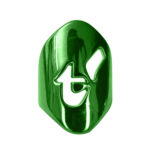 Clip verde metallizzato