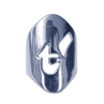 Clip metallic-iceblau