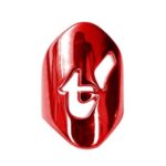 Clip rojo metalizado
