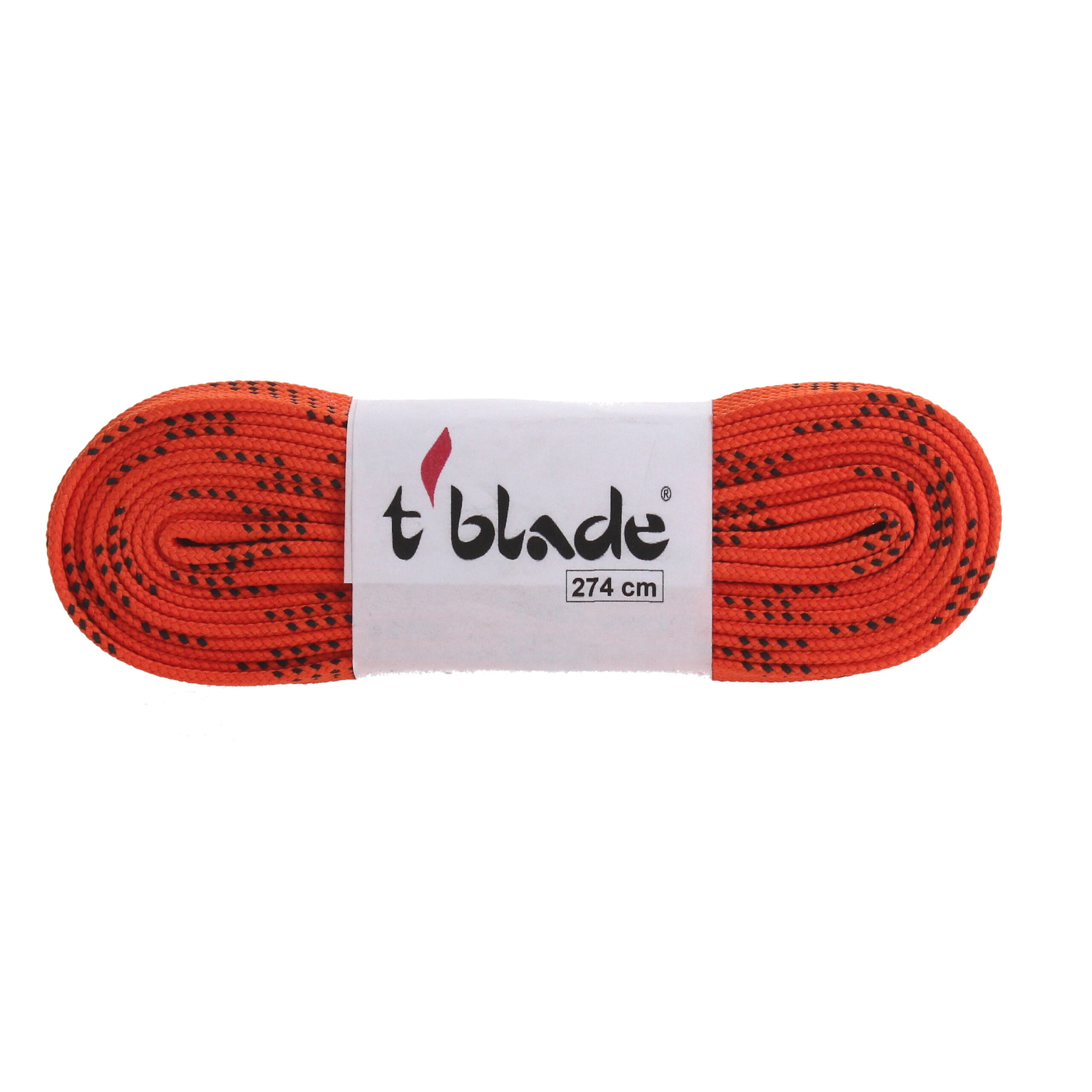 Schnürsenkel für Schlittschuhe gewachst orange – Bild 1