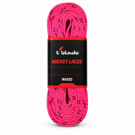 Schnürsenkel für Schlittschuhe gewachst pink
