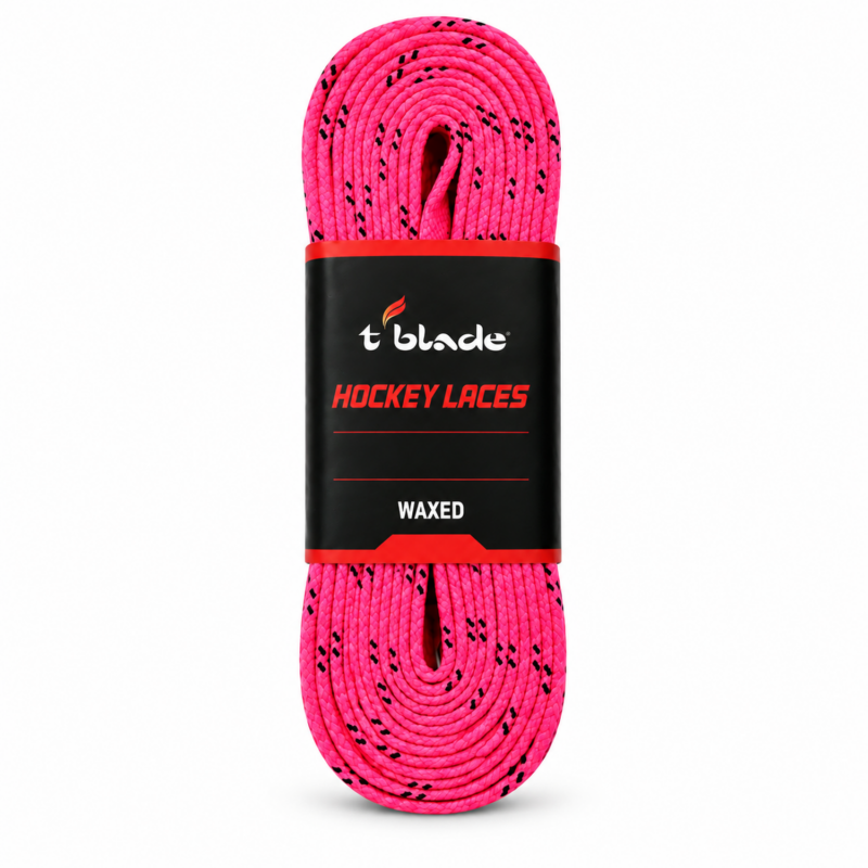 Schnürsenkel für schlittschuhe gewachst pink