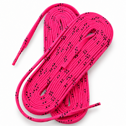 Schnürsenkel für Schlittschuhe gewachst pink