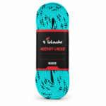 Waxed turquoise ice skate laces [Digital]