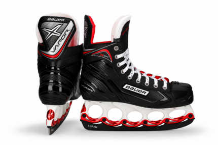حذاء التزلج على الجليد Bauer X250 ذو الشفرة على شكل حرف T Polar Fire