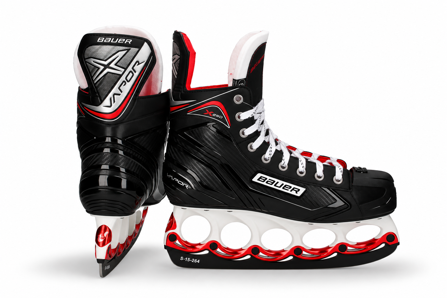 Bauer x250 t-blade schlittschuh polar-fire – bild 1