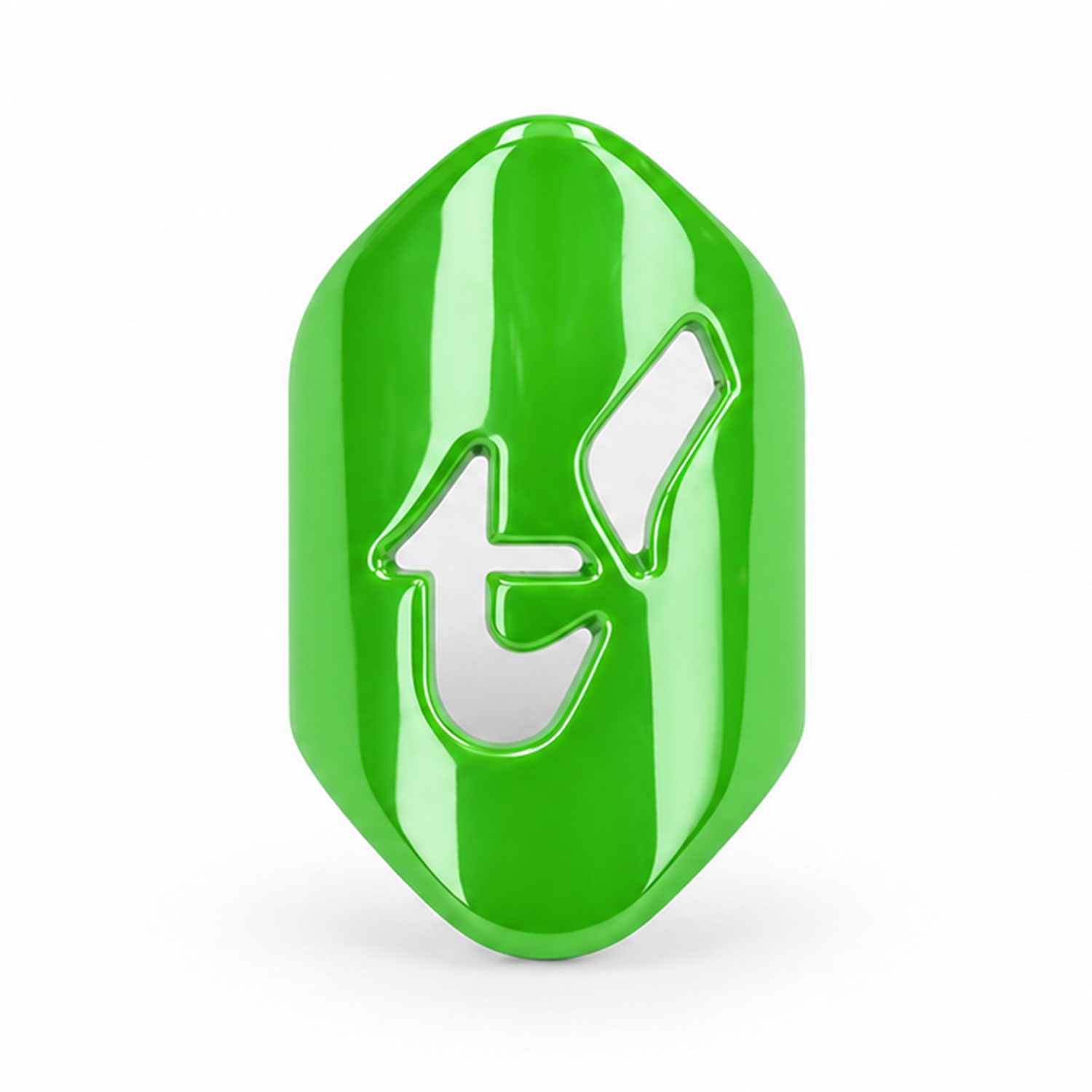 Pince peinte en vert – image 1
