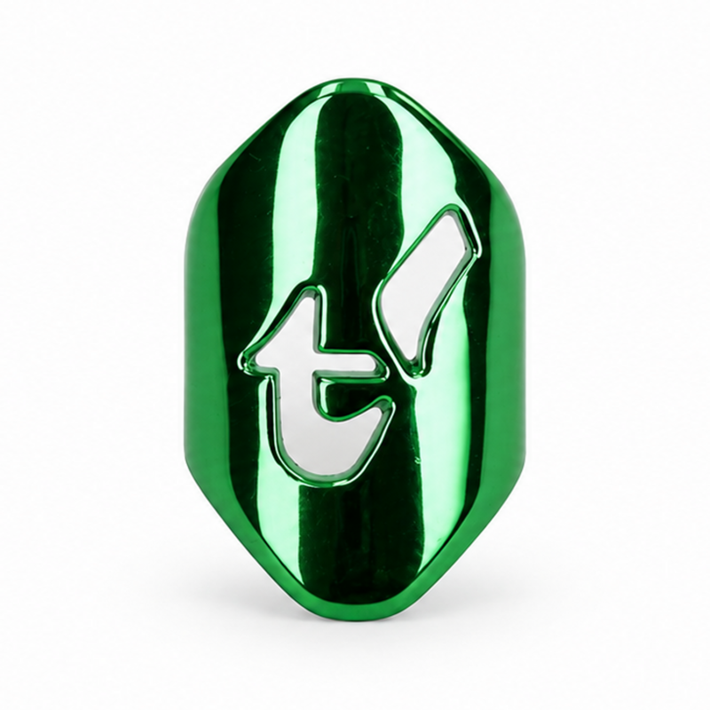 Clip metallic grün