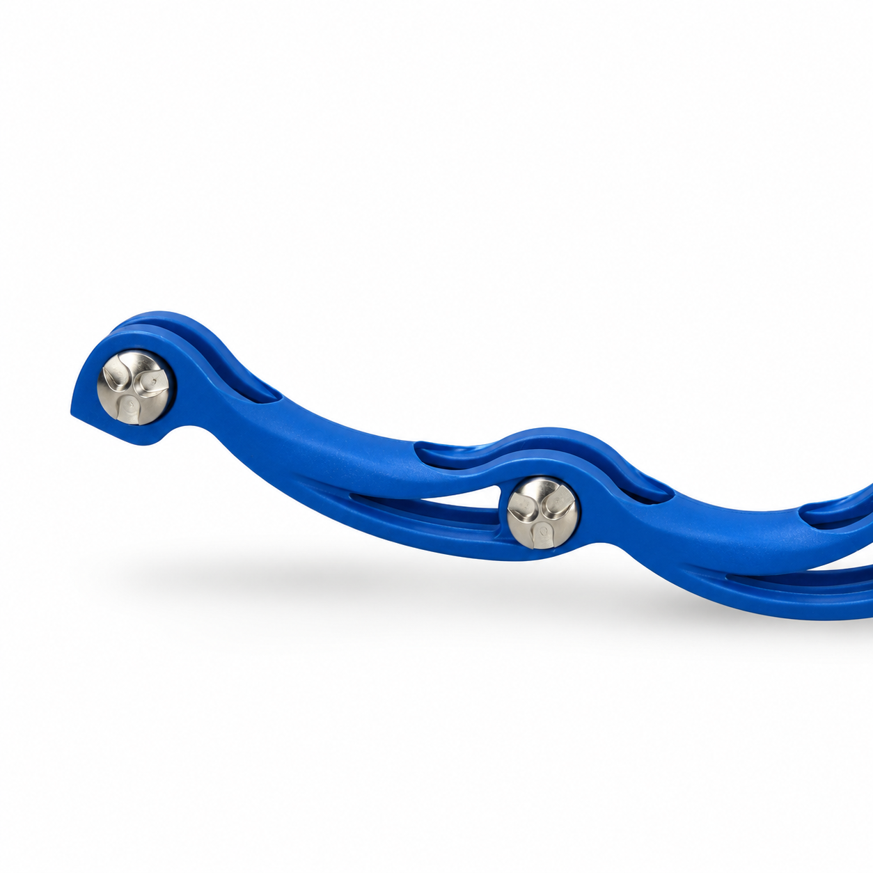 Stabilisator mit edelstahl verschraubung blau matt | 1 paar – bild 1