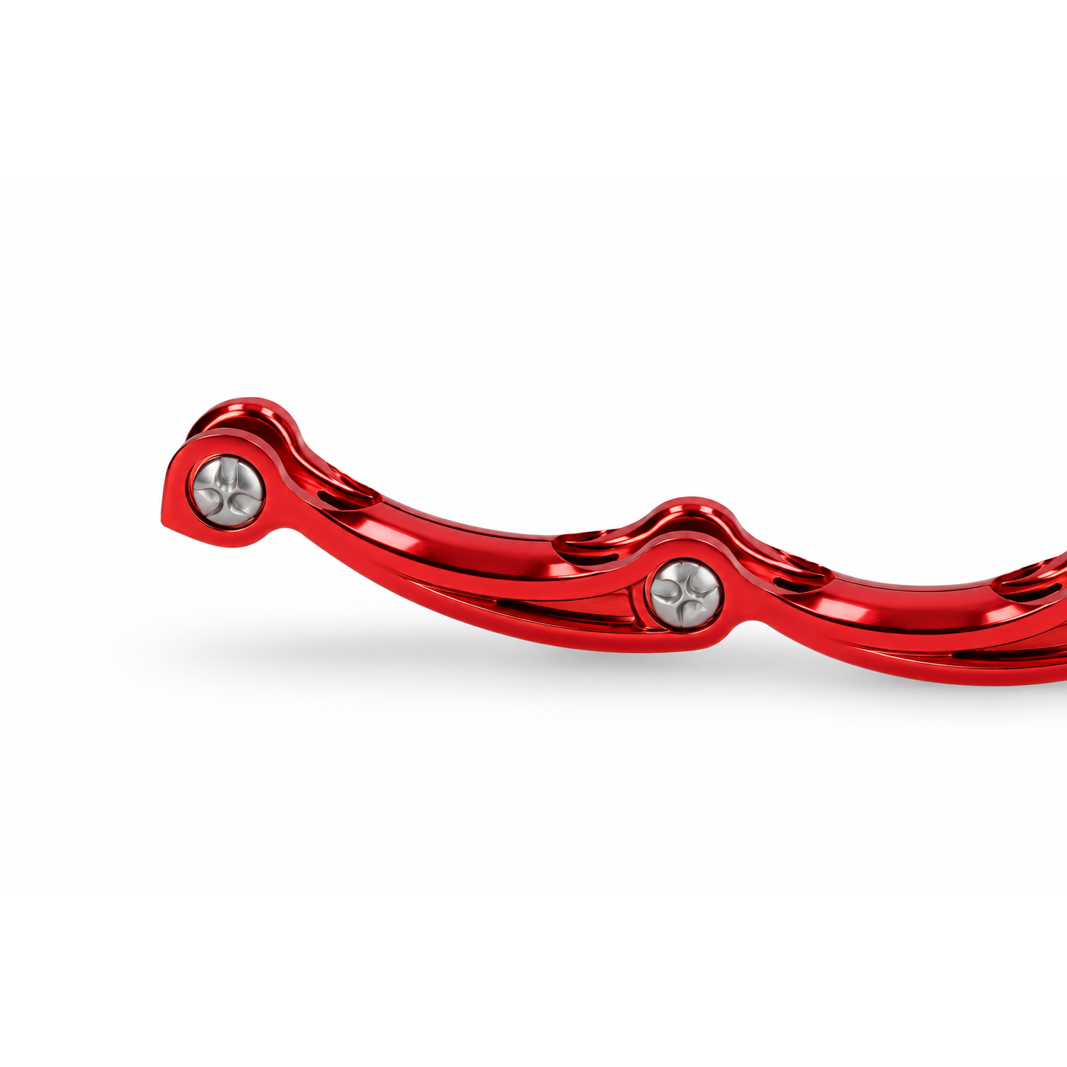 Stabilisator mit edelstahl verschraubung metallic rot | 1 paar