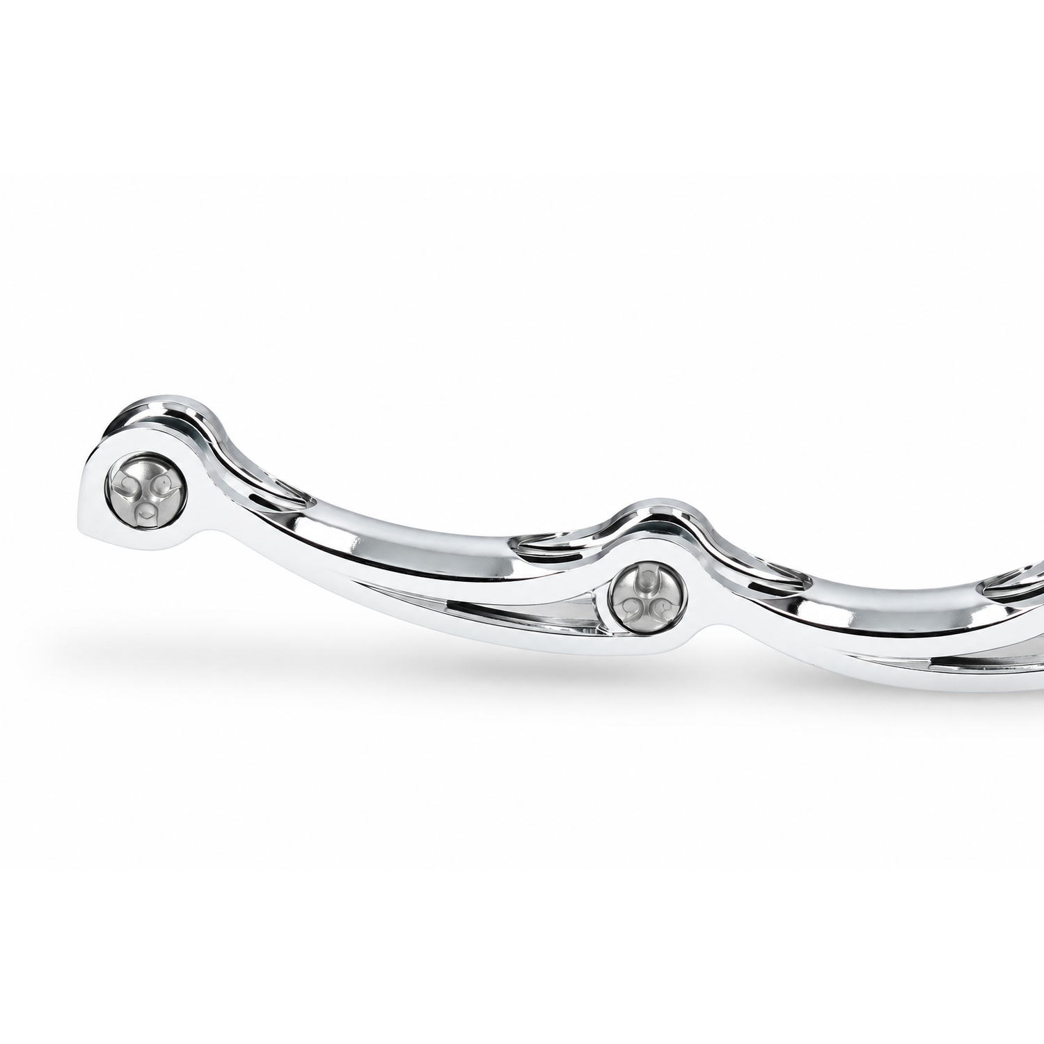 Stabilisator mit edelstahl verschraubung metallic chrom | 1 paar