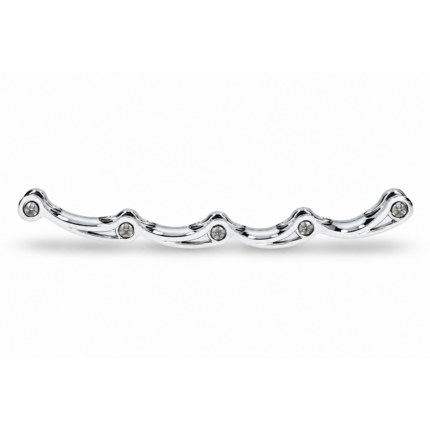 Stabilisator mit Edelstahl Verschraubung metallic chrom | 1 Paar